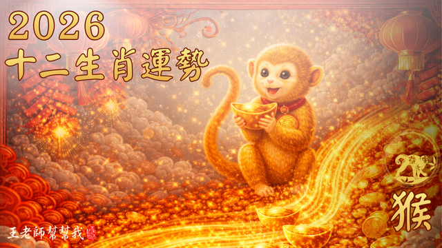 2026 丙午馬年屬猴運勢解析｜赤馬紅羊年壓力成長期